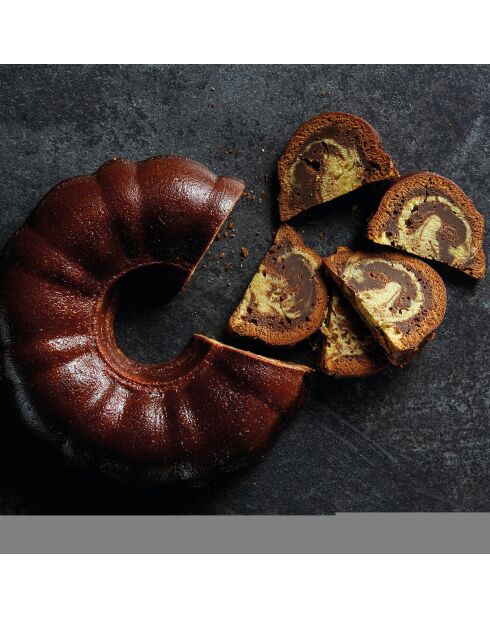 Moule à gâteau en anneau gris - 26.8x26.8x8.5 cm