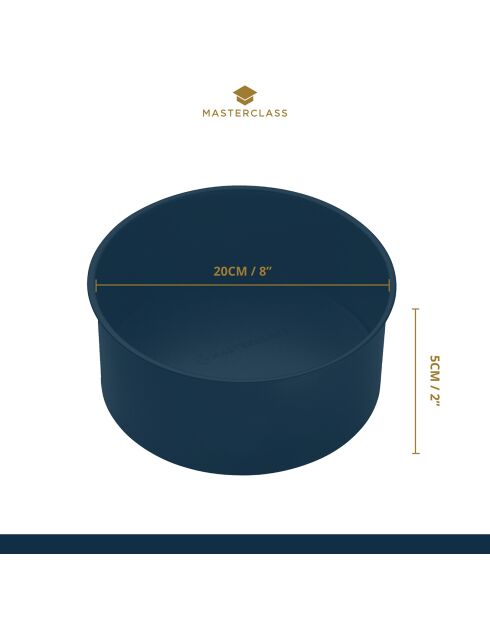 Moule rond gris - D.21 cm