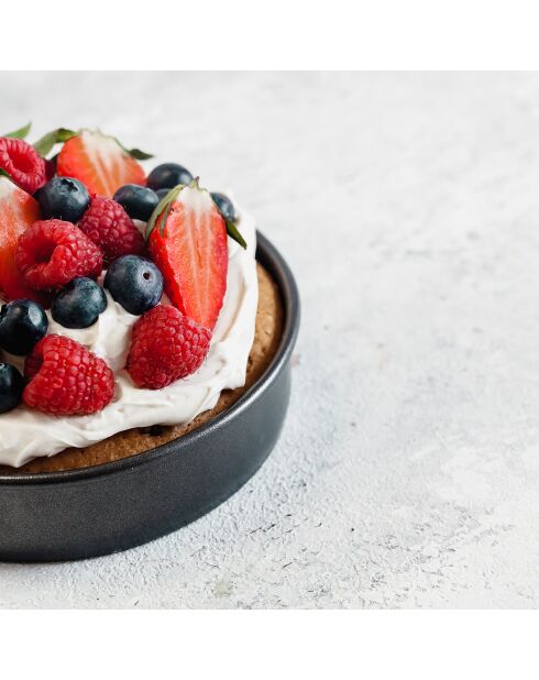 Moule rond gris - D.21 cm