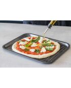Plateau de cuisson antiadhésif gris - 39x31.5x15 cm