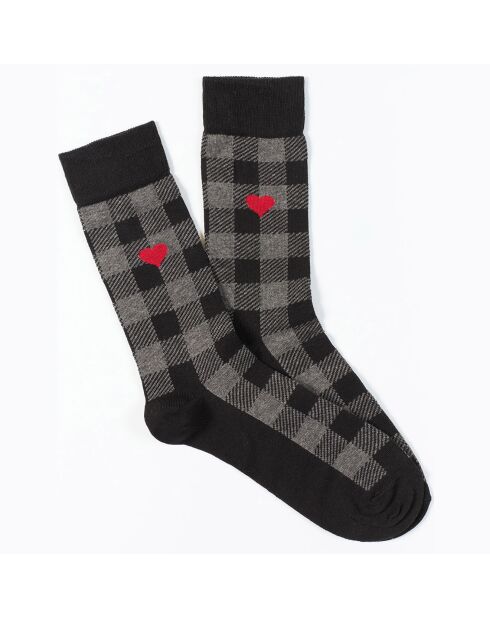 Chaussettes dépareillées noires