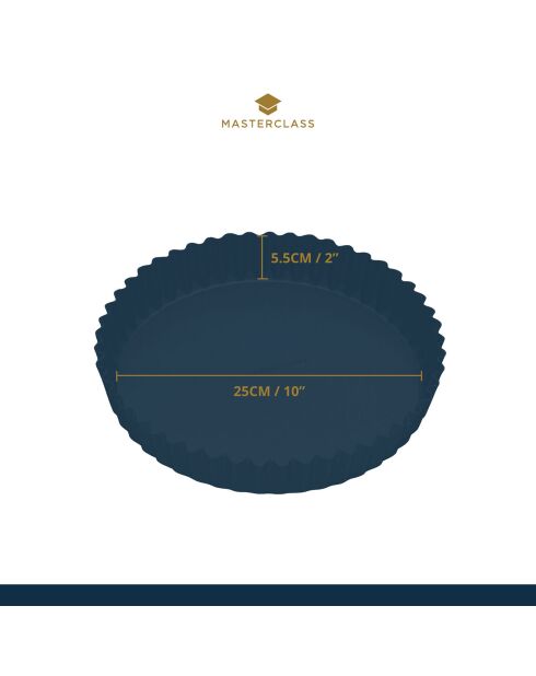 Moule à Tarte gris - D.23 cm