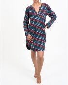 Chemise de nuit multicolore