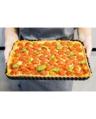 Moule à Tarte Rectangulaire gris - 31.5x22x3 cm