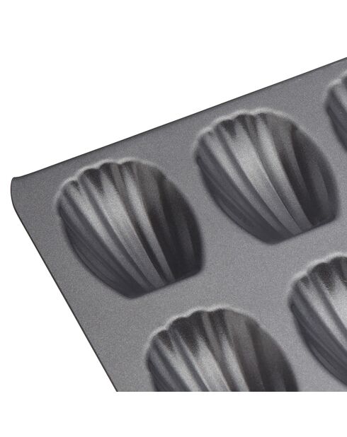 Plaque à Madeleine noir - 40x20x1 cm