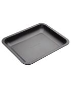 Plat à rôtir antiadhésif gris - 33x25.5x5 cm
