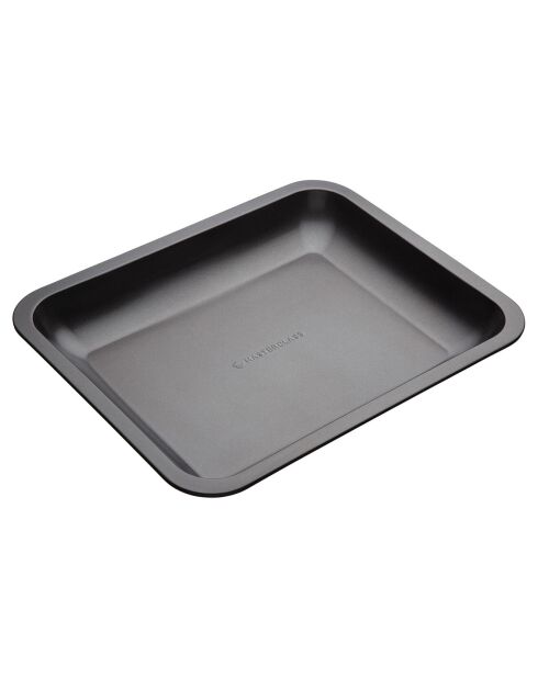 Plat à rôtir antiadhésif gris - 33x25.5x5 cm