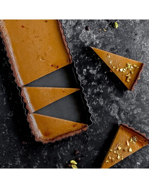 Moule Rectangulaire noir - 36x13x3 cm