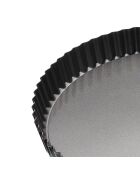 Moule à tarte cannelé gris - D.28 cm