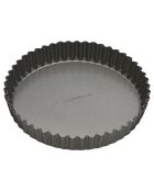 Moule à tarte cannelé gris - D.28 cm