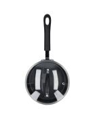 Casserole en aluminium émaillé non collante noir - D.17 cm