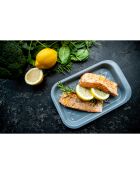 Set de Plats de Cuisson Empilables gris - 22.8x35.5x1.2 cm