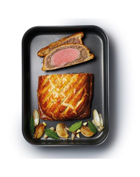 Plateau de cuisson noir - 42x32x6.6 cm