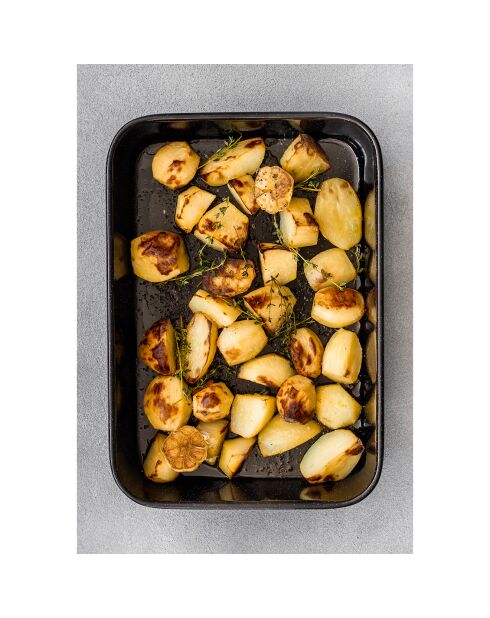 Plateau de cuisson noir - 42x32x6.6 cm