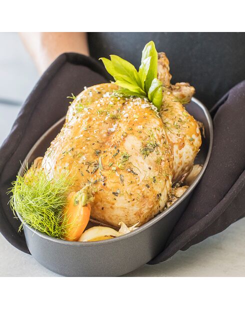 Gant double de Cuisine noir