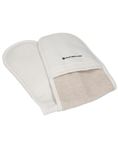 Gant double de Cuisine crème