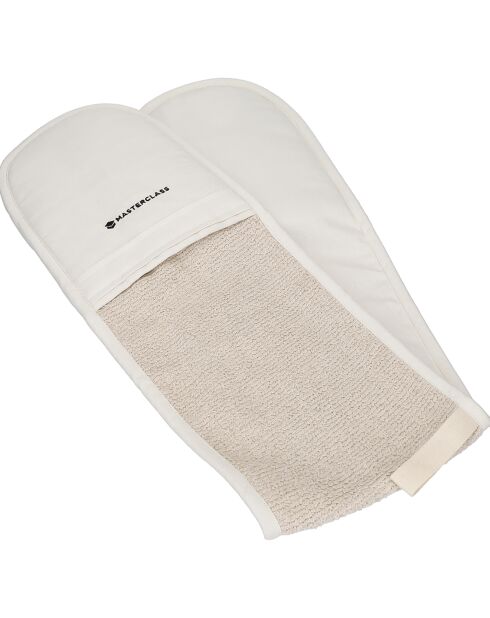 Gant double de Cuisine crème