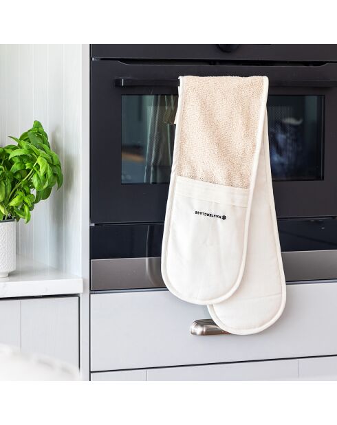 Gant double de Cuisine crème