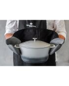 Gant de Cuisine gris - 4x15x35 cm