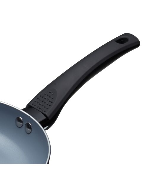 Poêle à frire à induction noire - D.20 cm