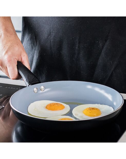 Poêle à frire à induction noire - D.26 cm