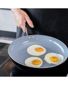 Poêle à frire à induction noire - D.28 cm
