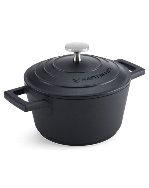 Cocotte avec Couvercle noire - 1,4 L