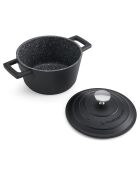 Cocotte avec Couvercle noire - 1,4 L