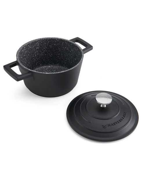 Cocotte avec Couvercle noire - 1,4 L