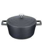 Cocotte avec Couvercle noire  - 2,5 L
