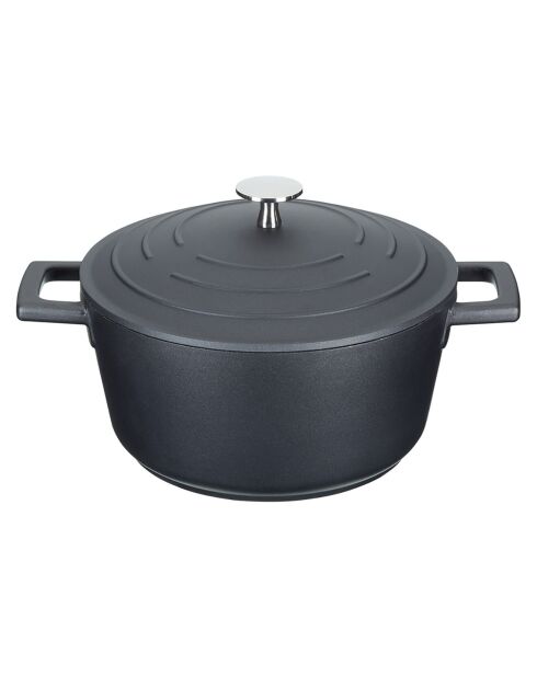 Cocotte avec Couvercle noire  - 2,5 L