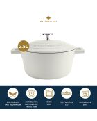 Cocotte avec Couvercle crème - 2,5 L