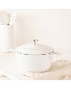 Cocotte avec Couvercle crème - 2,5 L