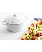 Cocotte avec Couvercle crème - 2,5 L