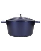 Cocotte  en Aluminium Coulé Ultra Léger bleue - 4L