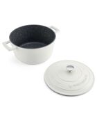 Cocotte moyenne avec couvercle crème - 4 L