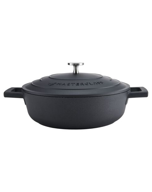 Cocotte avec Couvercle noire - 2,5 L