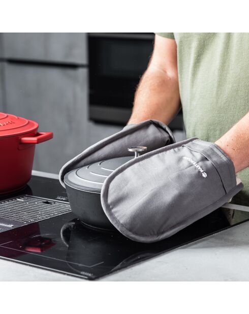 Cocotte avec Couvercle noire - 2,5 L