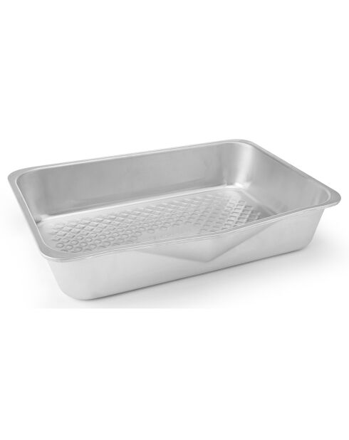 Plat à rôtir Recycled Aluminium argenté - 40.5x29x8 cm