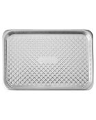 Grand plateau de cuisson Recycled Aluminium argenté - 42x27.1x2.3 cm