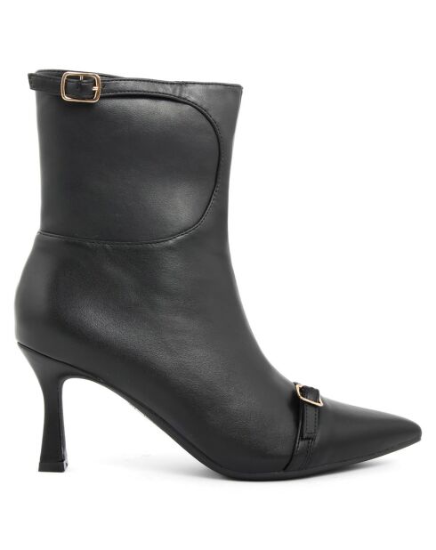 Bottines Jade noires - Talon 8 cm