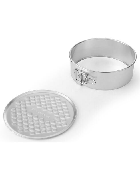 Plat à gâteaux argenté - D.21 cm