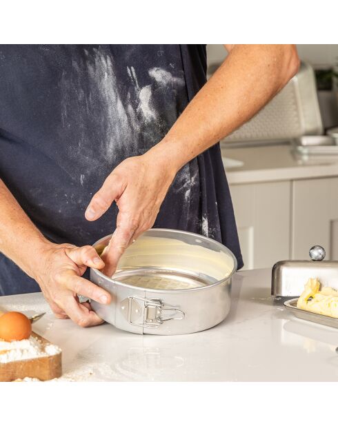 Plat à gâteauxargenté - D.21 cm