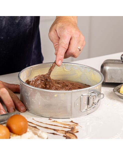 Plat à gâteauxargenté - D.21 cm