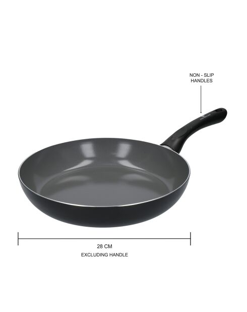 Poêle Écologique en Céramique grise - D.28 cm