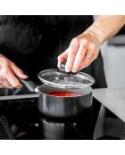 Casserole Écologique en Céramique Antiadhésive grise - D.17 cm