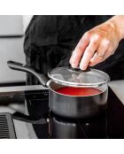 Casserole Écologique en Céramique Antiadhésive grise - D.17 cm