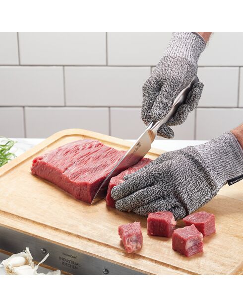 Paire de gants de Cuisine Résistants auxCoupures gris