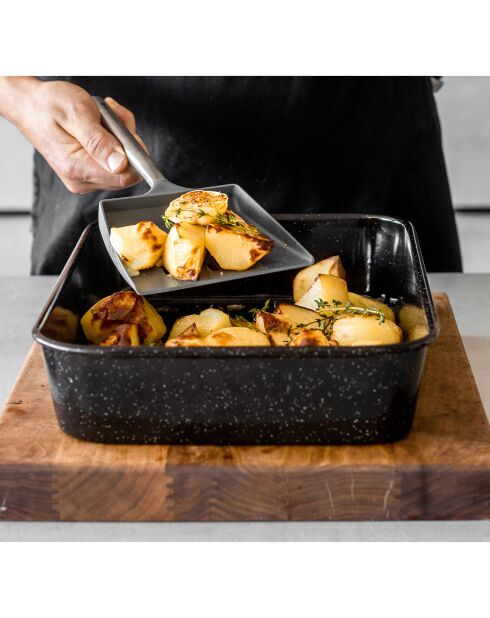 Plat noir - 40x28x7.5 cm