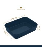 Plat de cuisson noir - 34x26x7 cm